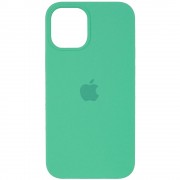 Чохол для iPhone 12 Pro / 12 Silicone Case (AA) (Зелений / Spearmint)