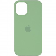 Чохол для iPhone 12 Pro / 12 Silicone Case (AA) (М'ятний / Mint)