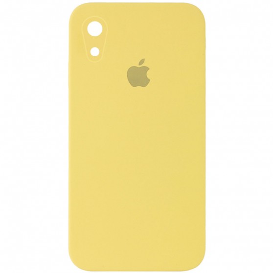 Чехол Silicone Case Square Full Camera Protective (AA) для Apple iPhone XR (6.1"")