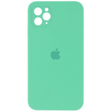 Чохол Silicone Case Square Full Camera Protective (AA) Apple iPhone 11 Pro (5.8"") (Зелений / Spearmint)