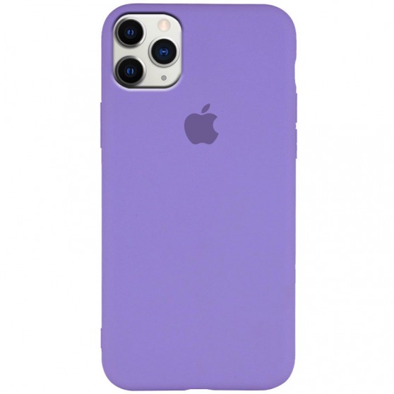 Чохол для iPhone 11 Pro (5.8") Silicone Case Slim Full Protective (Бузковий / Dasheen)