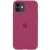 Чохол для Apple iPhone 11 (6.1") - Silicone Case Full Protective (AA) (Бордовий / Plum)