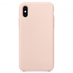 Чехол для Apple iPhone XS Max (6.5") Silicone Case without Logo (AA) (Розовый / Pink Sand)