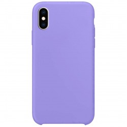 Чехол для iPhone XS Max (6.5") Silicone Case without Logo (AA) (Сиреневый / Dasheen)