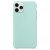Чехол для Apple iPhone 11 Pro Max (6.5") Silicone Case without Logo (AA) (Бирюзовый / Ice Blue)