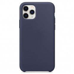 Чехол для iPhone 11 Pro Max (6.5") Silicone Case without Logo (AA) (Синий / Midnight Blue)