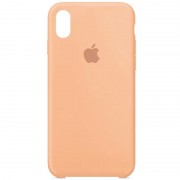 Чохол для iPhone XS Max - Silicone Case (AA) (Помаранчевий / Cantaloupe)