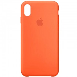 Чохол для iPhone XS Max - Silicone Case (AA) (Помаранчевий / Electric Orange)