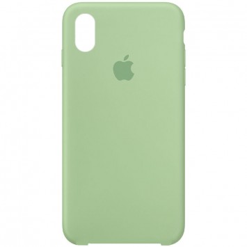 Чохол для iPhone XS Max - Silicone Case (AA) (Зелений / Pistachio)