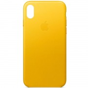 Чохол для iPhone X / XS Silicone Case Full Protective (AA) (Жовтий / Sunflower)