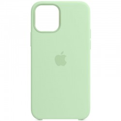 Чохол для iPhone 11 Pro Max Silicone Case (AA) (Зелений / Pistachio)