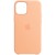Чохол для iPhone 11 Pro Max Silicone Case (AA) (Помаранчевий / Cantaloupe)