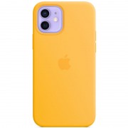 Чохол для iPhone 11 Silicone Case Full Protective (AA) (Жовтий / Sunflower)