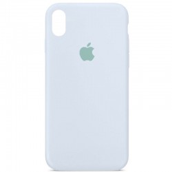 Чохол для iPhone XS Max - Silicone Case Full Protective (AA) (Блакитний / Cloud Blue)