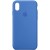 Чохол для iPhone XR Silicone Case Full Protective (AA) (Синій / Capri Blue)