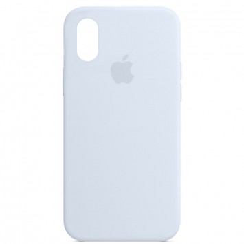 Чохол для iPhone XR Silicone Case Full Protective (AA) (Блакитний/Cloud Blue)