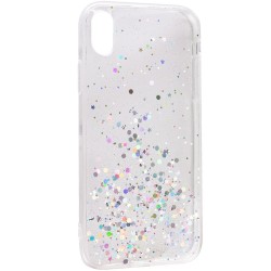 TPU чехол для iPhone XR Star Glitter (Прозрачный)