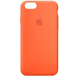 Чехол для iPhone 7 / 8 / SE (2020) Silicone Case Full Protective (AA) (Оранжевый / Electric Orange)