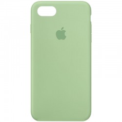 Чохол для iPhone 7 / 8 / SE (2020) Silicone Case Full Protective (AA) (Зелений / Pistachio)