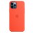 Чохол для iPhone 12 Pro Max Silicone Case Full Protective (AA) (Помаранчевий / Electric Orange)