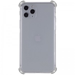TPU чехол для iPhone 12 Pro Max GETMAN Ease logo усиленные углы (Серый (прозрачный))