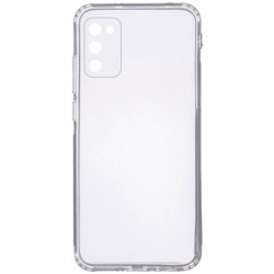 TPU чехол GETMAN Clear 1,0 mm для Samsung Galaxy A03s (Бесцветный (прозрачный))