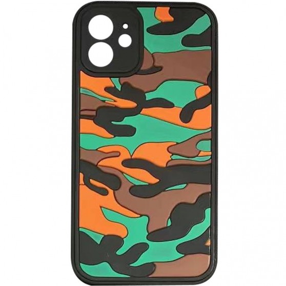 Чохол для iPhone 11 TPU+PC Army Collection (Коричневий)