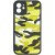 Чохол для iPhone 12 TPU+PC Army Collection (Жовтий)