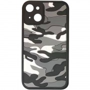 Чехол для iPhone 13 TPU+PC Army Collection (Серый)