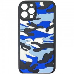 Чохол для iPhone 13 Pro TPU+PC Army Collection (Синій)