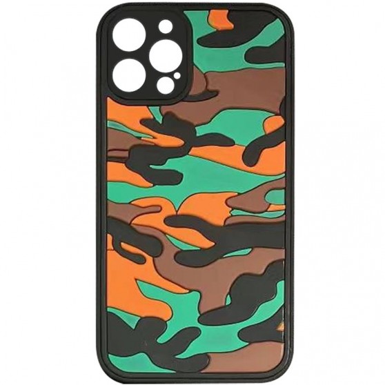 Чохол для iPhone 13 Pro Max TPU+PC Army Collection (Коричневий)