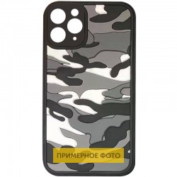 Чехол для iPhone XS Max - TPU+PC Army Collection (Серый)
