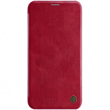 Шкіряний чохол (книжка) для iPhone 11 Pro (5.8") Nillkin Qin Series (Червоний)
