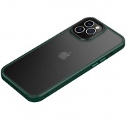 TPU+PC чохол для iPhone 12 Pro Max Metal Buttons (Зелений)