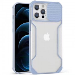 Чехол для iPhone 11 Pro Camshield matte Ease TPU со шторкой (Сиреневый)