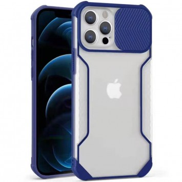 Чохол для iPhone 11 Pro Camshield matte Ease TPU зі шторкою (Синій)