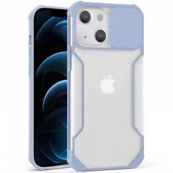 Чехол для iPhone 13 Camshield matte Ease TPU со шторкой (Сиреневый)