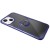 TPU+PC чохол для iPhone 13 Deen CrystalRing for Magnet (opp) (Безбарвний / Синій)