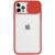 Чохол для iPhone 13 Pro Max Camshield mate TPU із шторкою для камери (Червоний)