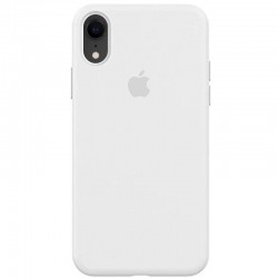 Чехол для iPhone XR Silicone Case Full Protective (AA) (Белый / White)