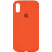 Чохол для iPhone XR Silicone Case Full Protective (AA) (Помаранчевий/Kumquat)