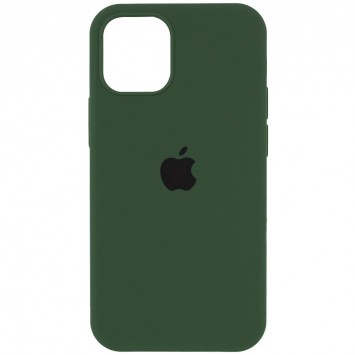 Чохол Silicone Case Full Protective (AA) для Apple iPhone 12 Pro Max (6.7"") (Зелений / Army green)