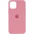 Чехол для iPhone 13 Pro Max Silicone Case Full Protective (AA) (Розовый / Light pink)