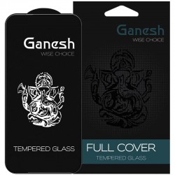 Защитное стекло Ganesh (Full Cover) для Apple iPhone 12 Pro / 12 (6.1"") (Черный)