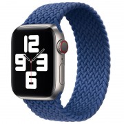 Ремінець Braided Solo Loop (AAA) для Apple watch 42/44/45/49 mm (Series SE/7/6/5/4/3/2/1) 145mm (Синій)