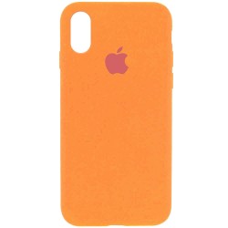 Чехол для iPhone X / XS Silicone Case Full Protective (AA) (Оранжевый / Vitamin C)