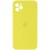Чохол для iPhone 11 Pro Silicone Case Square Full Camera Protective (AA) (Жовтий / Bright Yellow)