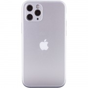 TPU+Glass чохол для iPhone 11 Pro Max Matte Candy Full camera (Білий)