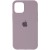 Чохол для iPhone 13 Pro Silicone Case Full Protective (AA) (Сірий / Lavender)