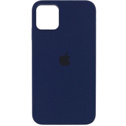 Чохол для iPhone 13 Pro Silicone Case Full Protective (AA) (Синій / Deep navy)